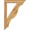 Ekena Millwork Funston Traditional Rough Sawn Bracket w/ Offset Brace, Western Red Cedar, 6"W x 32"D x 44"H BKT0604X32X44FST01RWR - alternate 4
